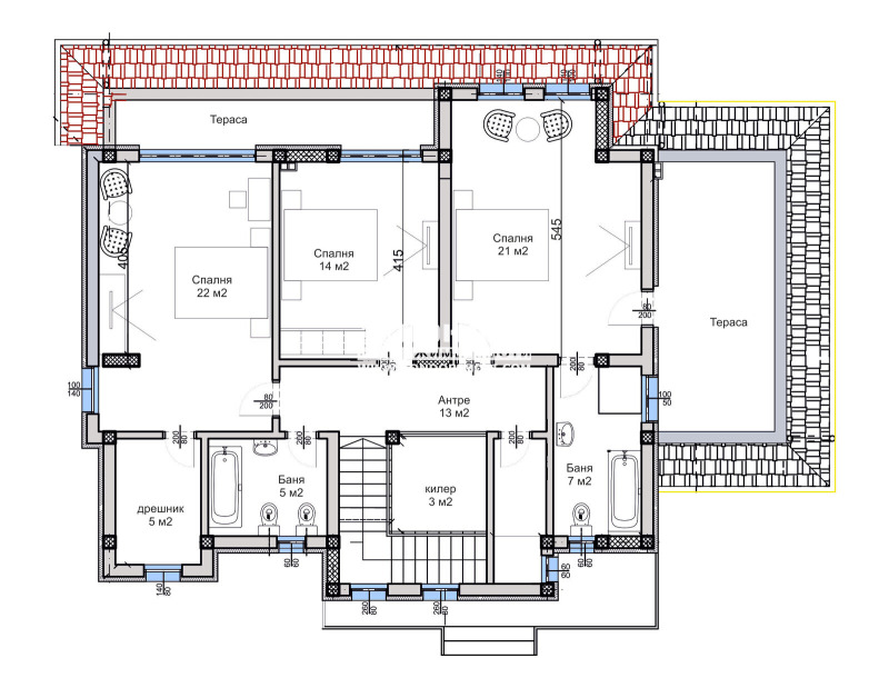 Продава  Къща град Пловдив , Беломорски , 350 кв.м | 35714740 - изображение [15]