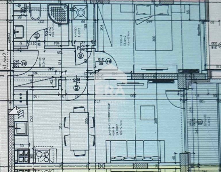 Προς πώληση  1 υπνοδωμάτιο Βαρνα , Λεβσκη 1 , 69 τ.μ | 44352133 - εικόνα [8]