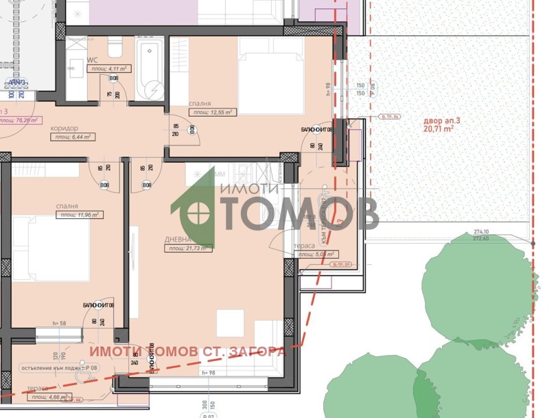 Продава 3-СТАЕН, гр. Стара Загора, Железник - център, снимка 2 - Апартаменти - 52988483