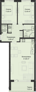 Продава 3-СТАЕН, град Пловдив, Гагарин • 102600 € / 200668.16 лв. • 30470226 2