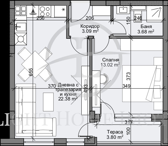 Te koop  1 slaapkamer Plovdiv , Karsjijaka , 67 m² | 28407066 - afbeelding [3]