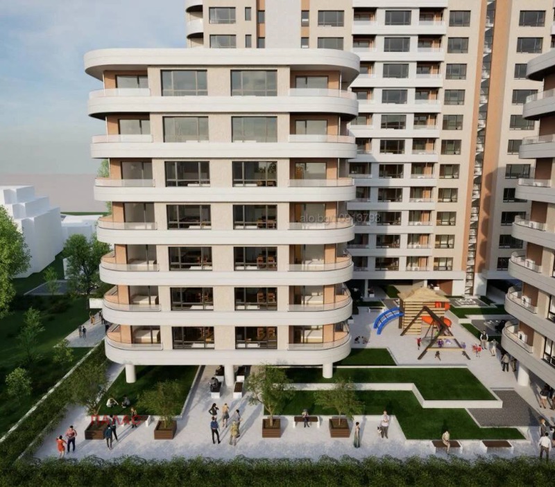 Продава 2-СТАЕН, гр. Бургас, Изгрев, снимка 2 - Апартаменти - 53460923