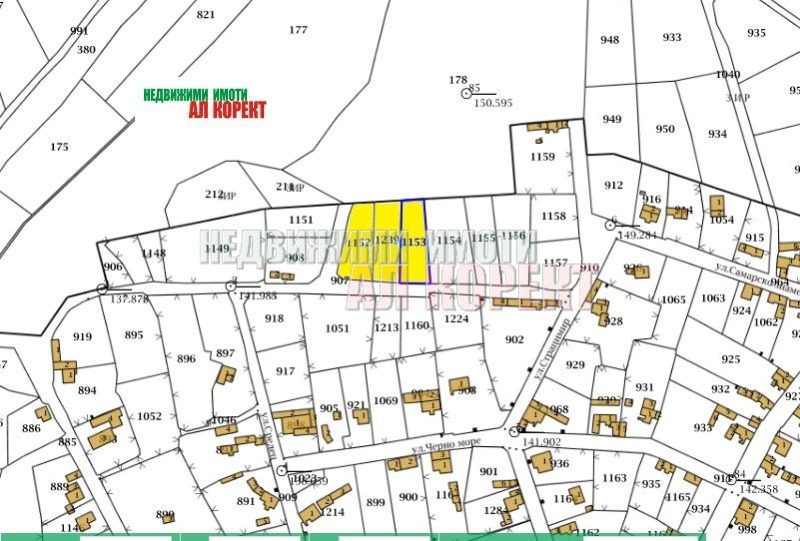 Satılık  Komplo bölge Varna , Çernevo , 2395 metrekare | 54487137