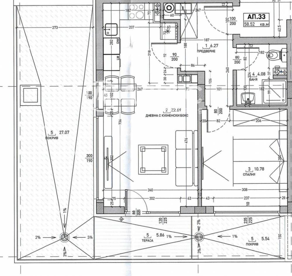 Продава 2-СТАЕН, гр. София, Малинова долина, снимка 3 - Апартаменти - 53888239