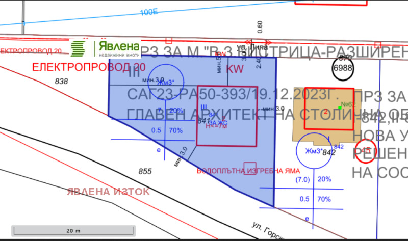 For Sale  Plot Sofia , Bistritsa , 500 sq.m | 27361518 - image [3]