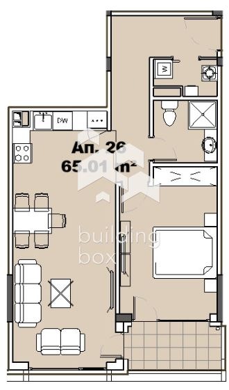 En venta  1 dormitorio Sofia , Karpuzitsa , 78 metros cuadrados | 44735192 - imagen [12]