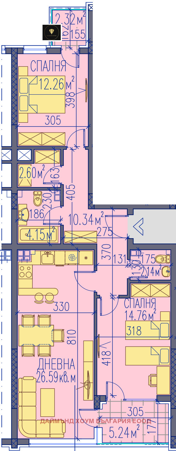 Продава 3-СТАЕН, гр. Пловдив, Тракия, снимка 2 - Апартаменти - 50769360