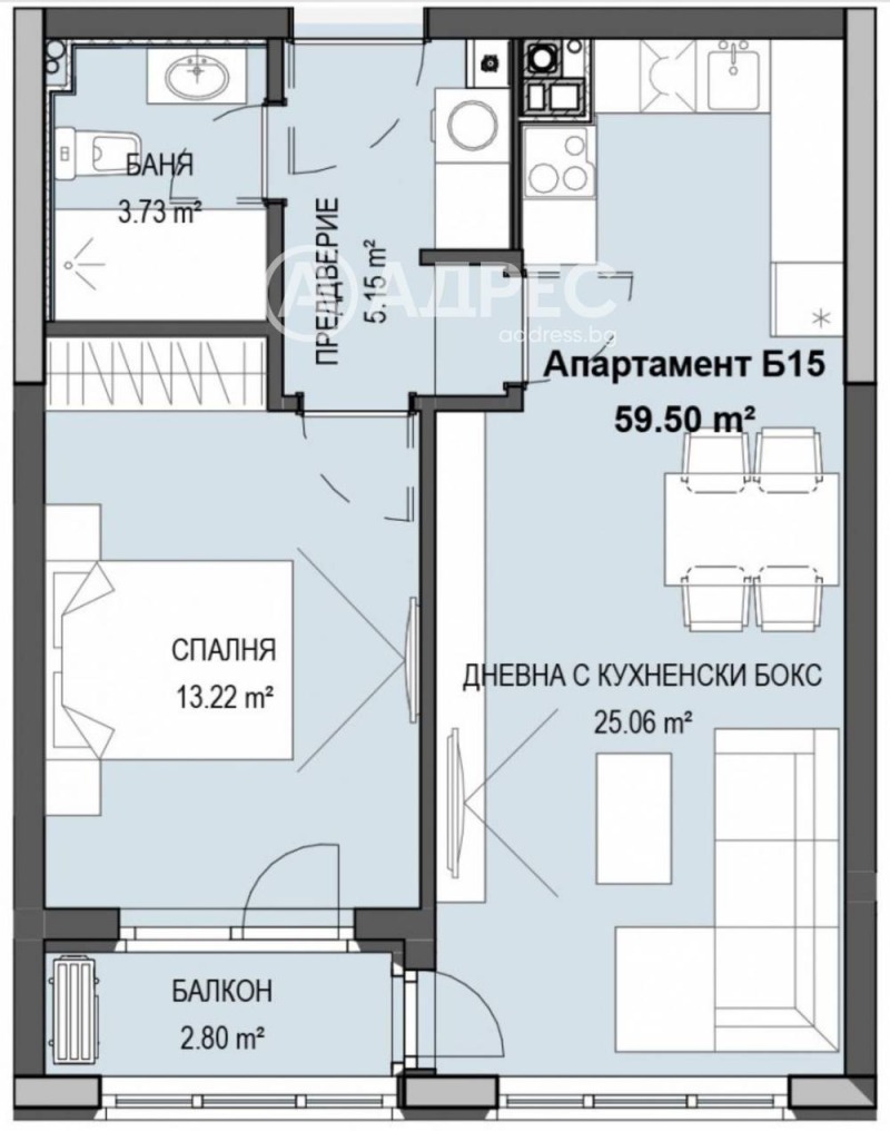 Продава 2-СТАЕН, гр. София, Кръстова вада, снимка 4 - Апартаменти - 52651562