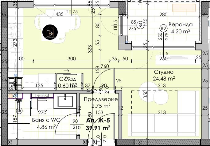 Продава 1-СТАЕН, гр. Пловдив, Остромила, снимка 2 - Апартаменти - 54277306