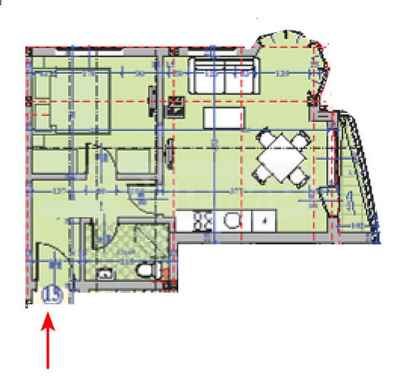 Na prodej  1 ložnice oblast Dobrich , Kranevo , 57 m2 | 70727058 - obraz [15]