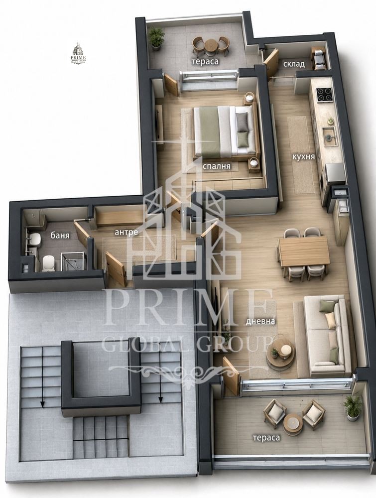 Продава 2-СТАЕН, гр. Поморие, област Бургас, снимка 2 - Апартаменти - 56220483
