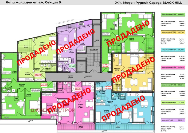 En venta  2 dormitorios Burgas , Meden rudnik - zona V , 88 metros cuadrados | 73741895 - imagen [15]
