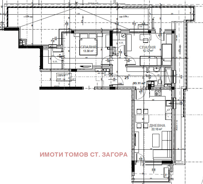Satılık  2 yatak odası Stara Zagora , Kazanski , 112 metrekare | 75122288 - görüntü [5]