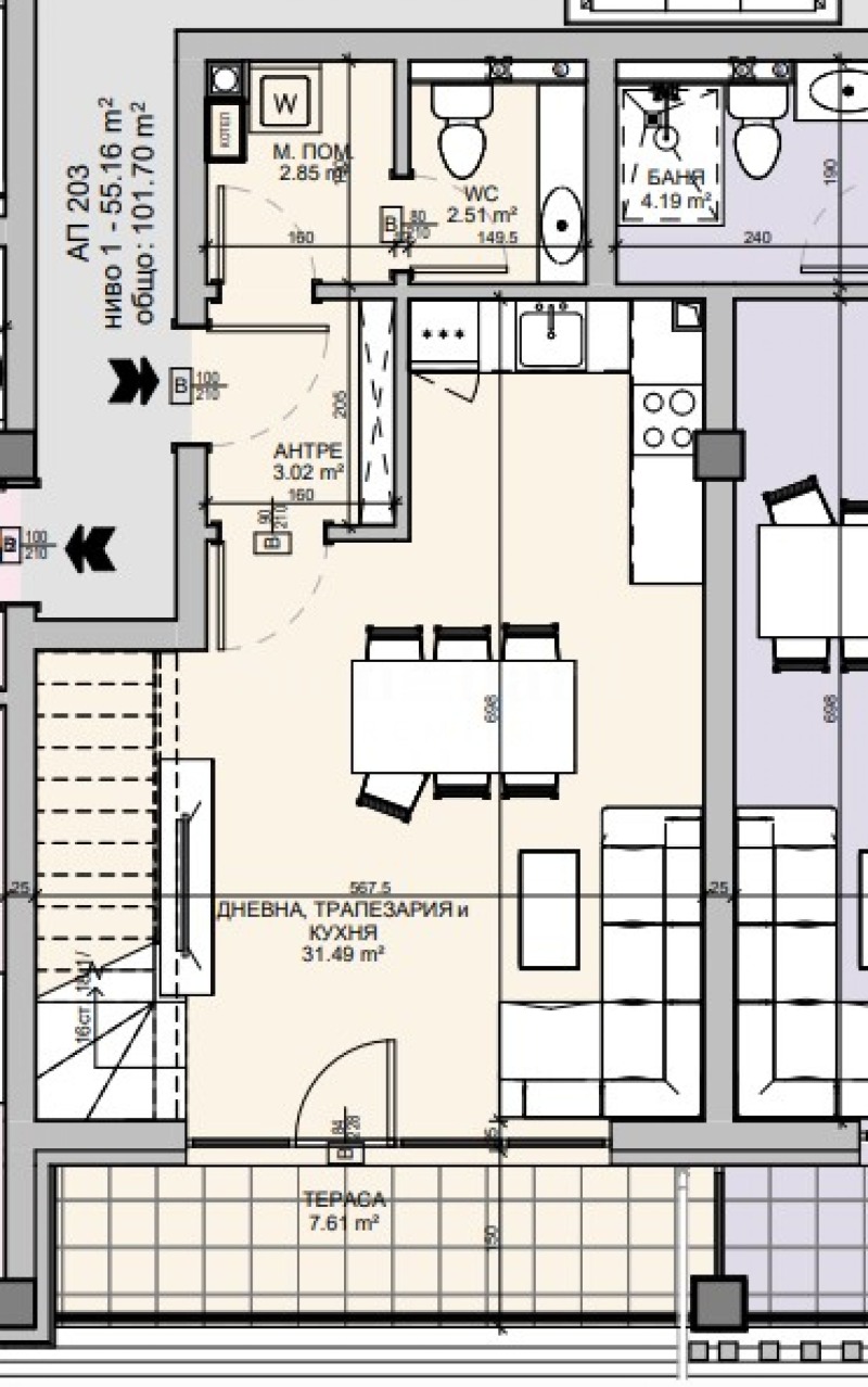 Продава 2-СТАЕН, к.к. Боровец, област София област, снимка 4 - Апартаменти - 51593892