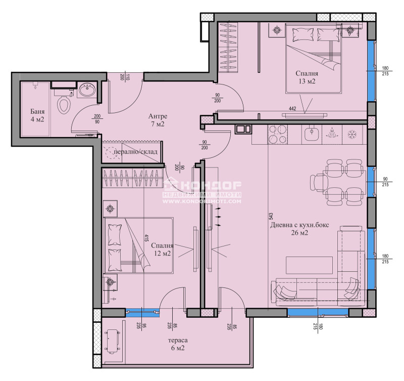 Na sprzedaż  2 sypialnie Plowdiw , Wastaniczeski , 97 mkw | 30041219 - obraz [3]