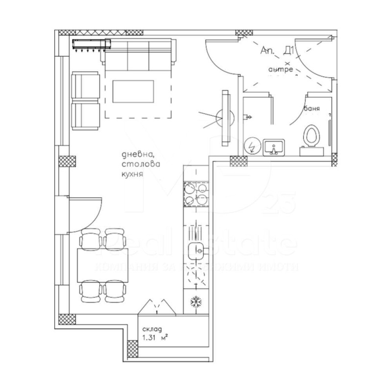 Продава 1-СТАЕН, гр. Пловдив, Остромила, снимка 3 - Aпартаменти - 49118368