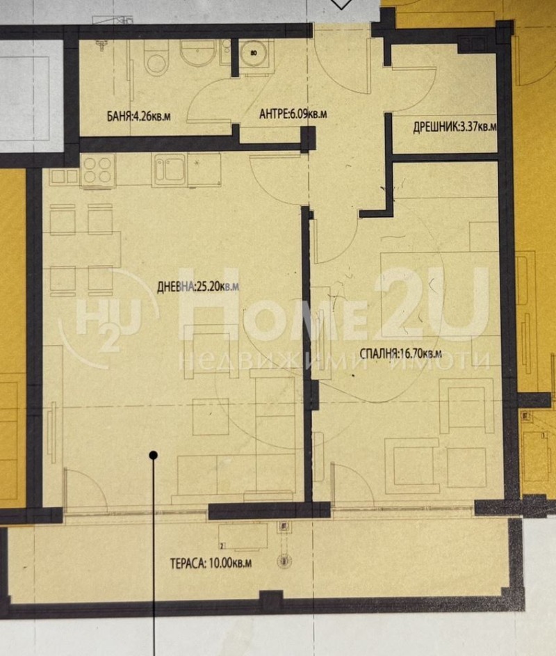 Na sprzedaż  1 sypialnia Warna , k.k. Zlatni pjasaci , 82 mkw | 40252155 - obraz [14]