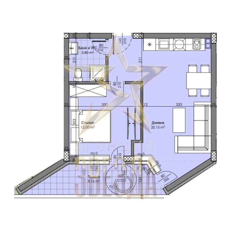 Продава  2-стаен град Пловдив , Христо Смирненски , 73 кв.м | 16003124 - изображение [2]