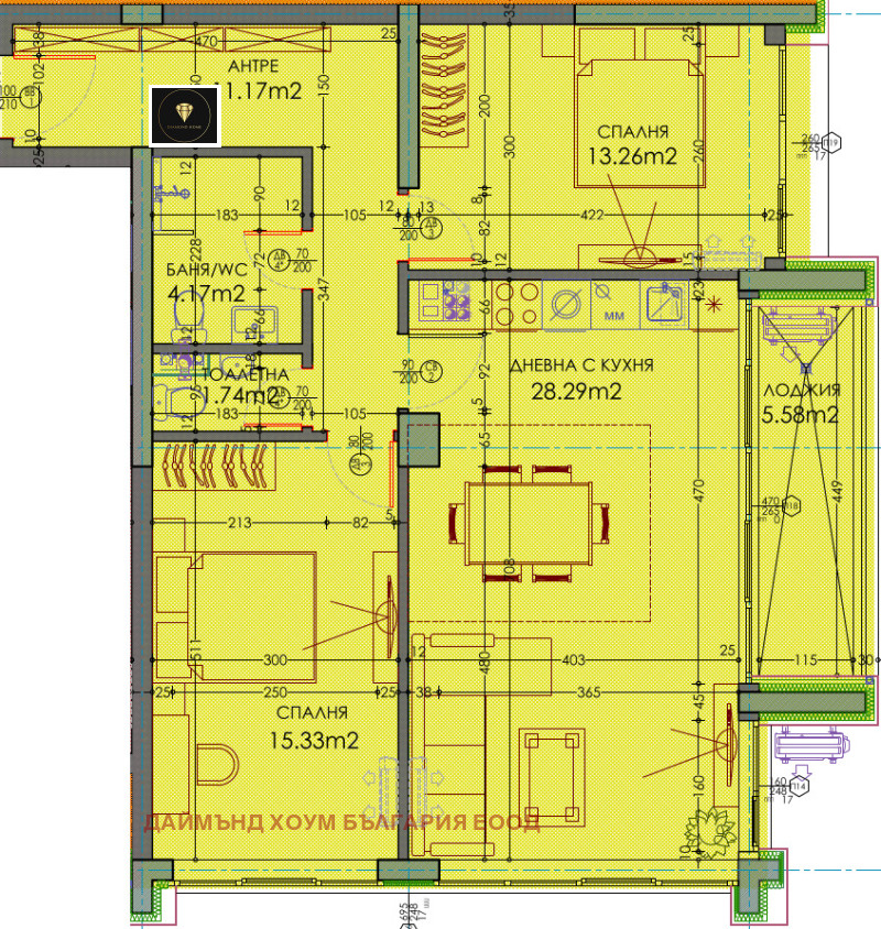 Продава  3-стаен град Пловдив , Тракия , 117 кв.м | 62823603 - изображение [2]