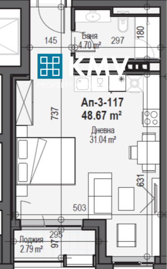 Til salg  Studie Sofia , Serdika , 56 kvm | 90708985 - billede [3]