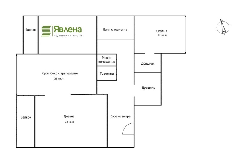 Продава 3-СТАЕН, гр. София, Младост 2, снимка 12 - Апартаменти - 52382630