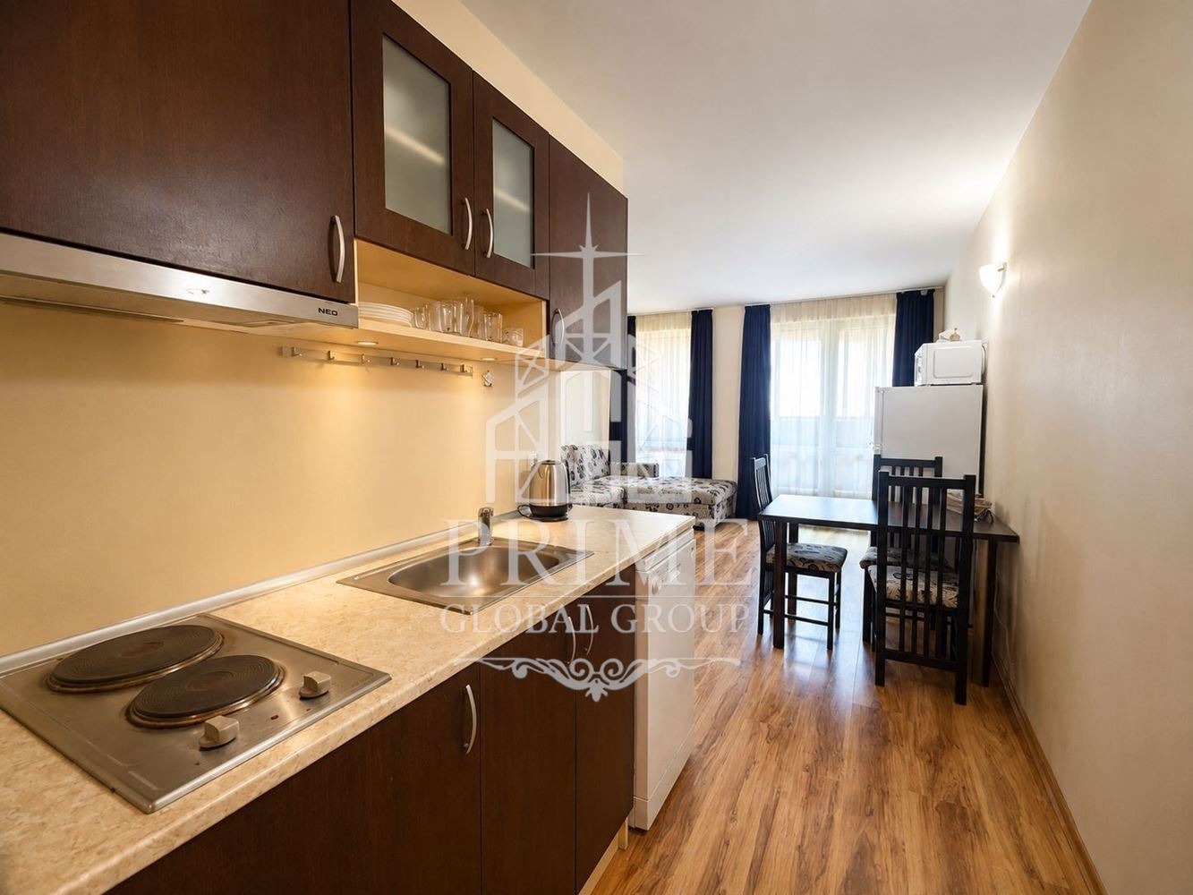 Продава 1-СТАЕН, гр. Ахелой, област Бургас, снимка 3 - Апартаменти - 55009851