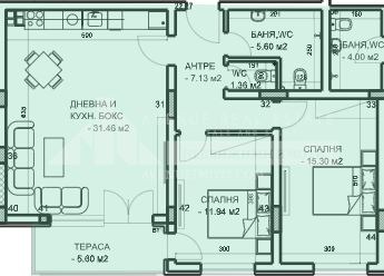 Продава  3-стаен град Пловдив , Младежки Хълм , 103 кв.м | 81692257 - изображение [2]