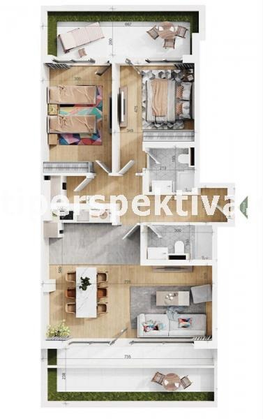 Te koop  2 slaapkamers Plovdiv , Trakija , 147 m² | 21000772 - afbeelding [12]