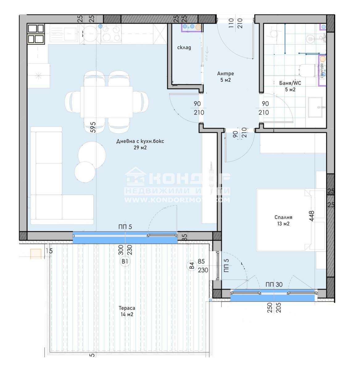 Продава 2-СТАЕН, гр. Пловдив, Остромила, снимка 2 - Апартаменти - 55017856