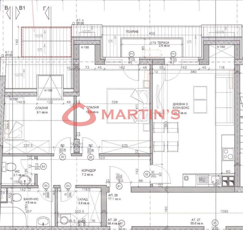 Продава 3-СТАЕН, гр. София, Зона Б-19, снимка 7 - Апартаменти - 54136110