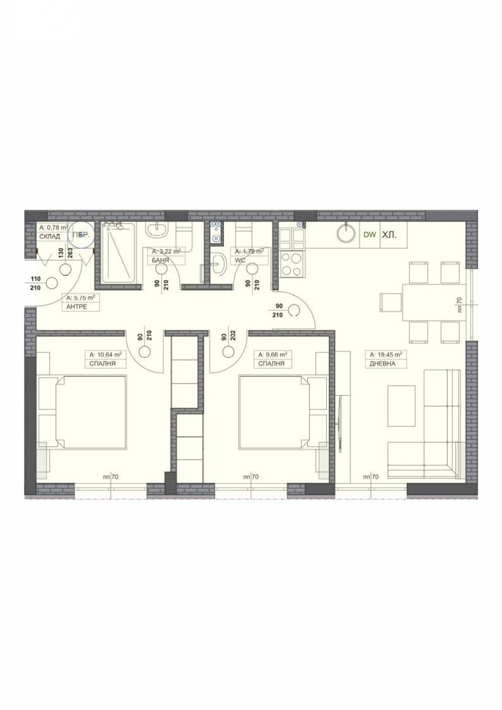 Продава 3-СТАЕН, гр. София, Надежда 3, снимка 4 - Апартаменти - 54615227