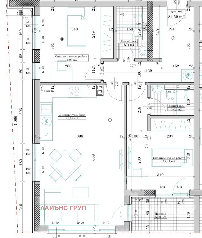 Продава 3-СТАЕН, гр. Варна, Кайсиева градина, снимка 3 - Апартаменти - 54736014