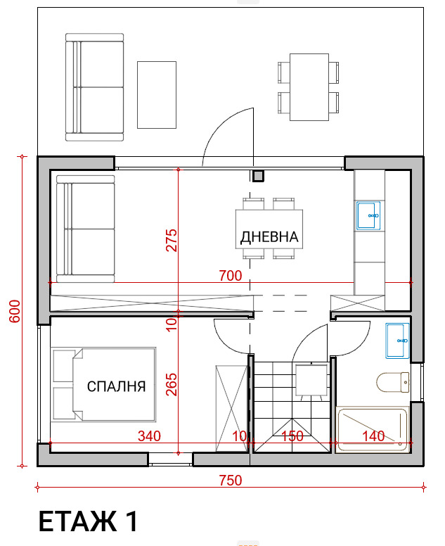 Продава КЪЩА, с. Ряхово, област Русе, снимка 3 - Къщи - 52140823