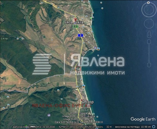 Продава ПАРЦЕЛ, гр. Обзор, област Бургас, снимка 2 - Парцели - 54416697
