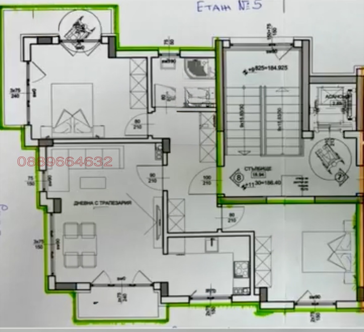 Продава 3-СТАЕН, гр. Търговище, Център, снимка 17 - Апартаменти - 54064854