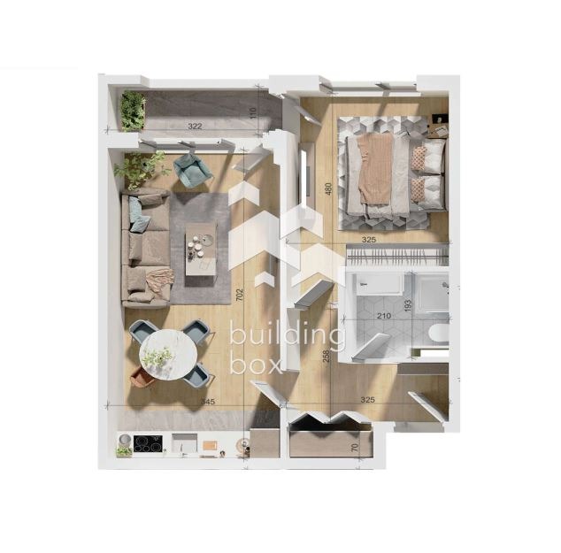 Eladó  1 hálószoba Plovdiv , Trakija , 73 négyzetméter | 69588158 - kép [5]