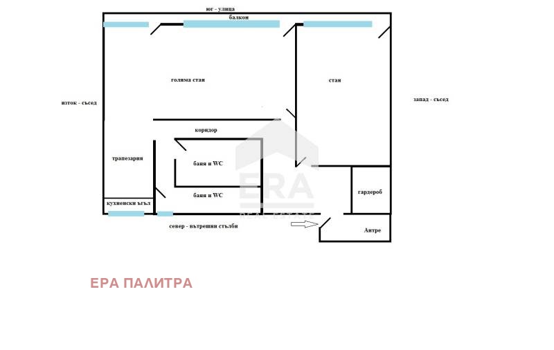 In vendita  2 camere da letto Burgas , Tsentar , 105 mq | 17590535 - Immagine [15]