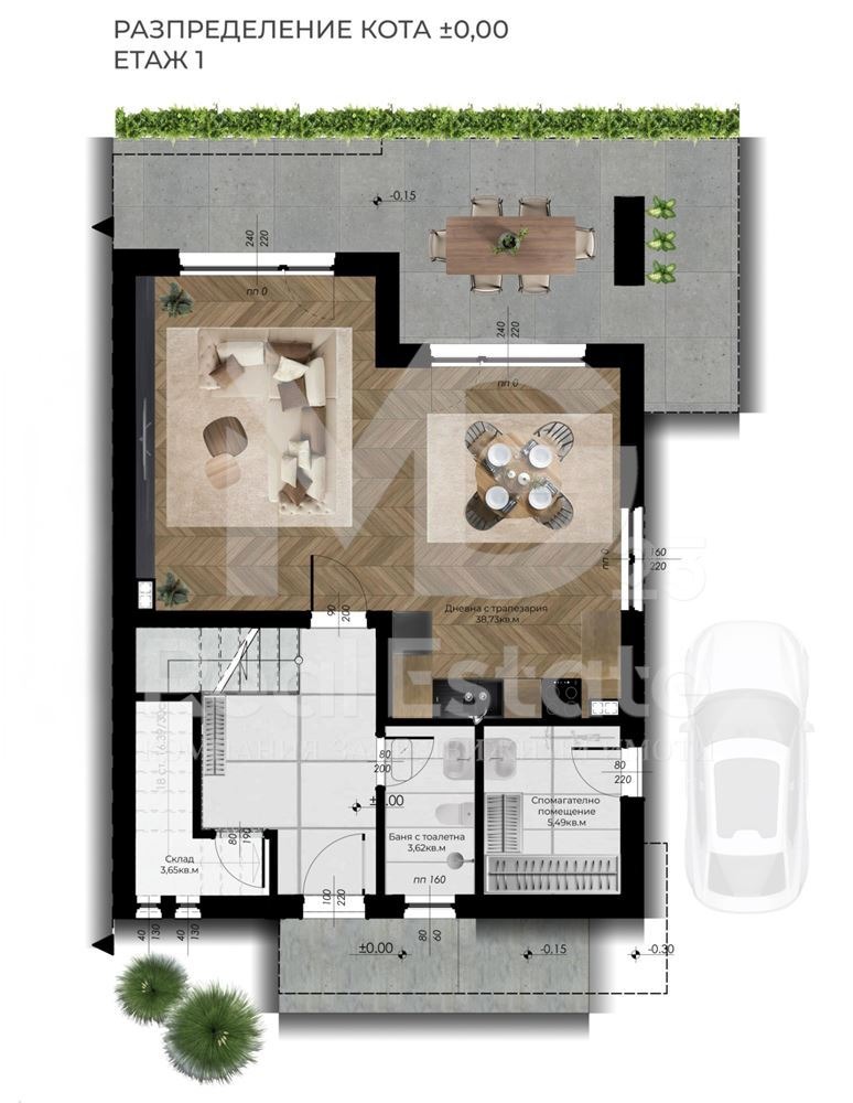 Продава КЪЩА, с. Войводиново, област Пловдив, снимка 4 - Къщи - 52502480