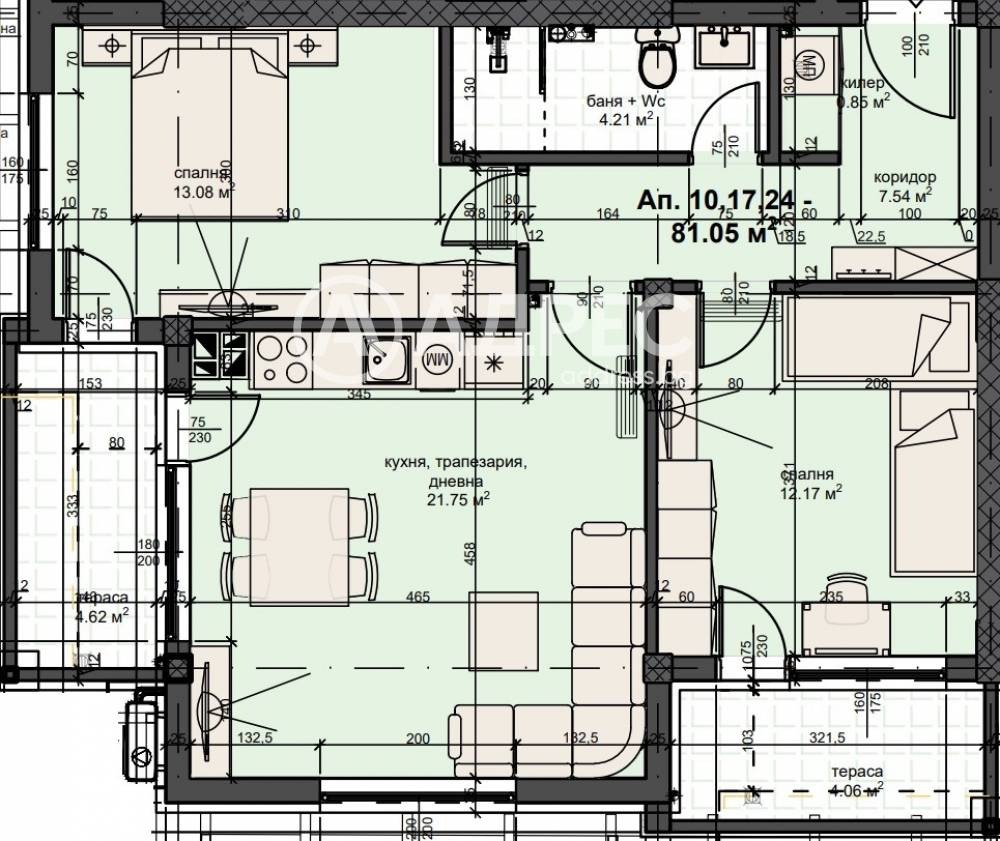 Продава 3-СТАЕН, гр. Пловдив, Кършияка, снимка 5 - Апартаменти - 55719459