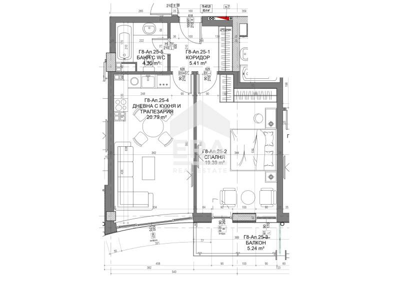 Satılık  1 yatak odası Sofia , Serdika , 74 metrekare | 58799283 - görüntü [5]