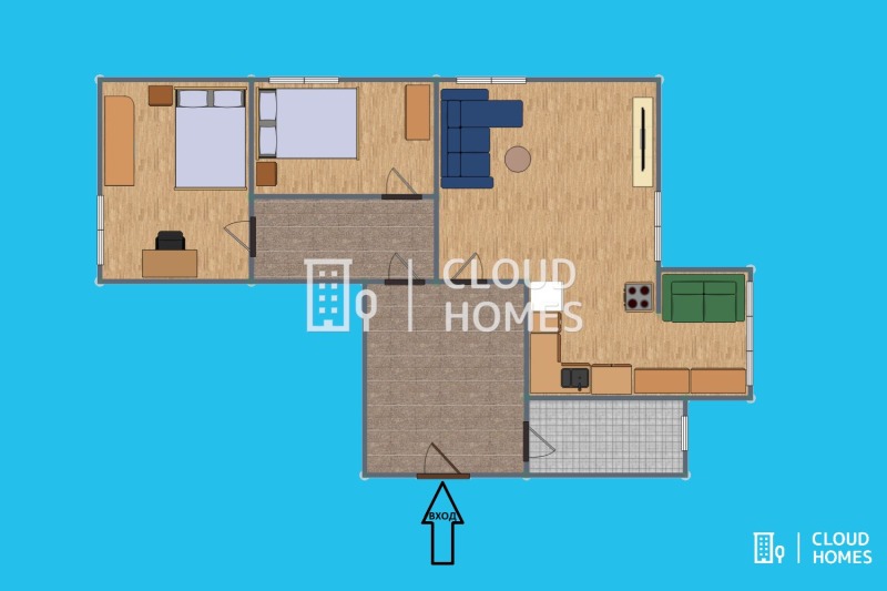 For Sale  2 bedroom Sofia , Suhata reka , 67 sq.m | 52862534 - image [2]