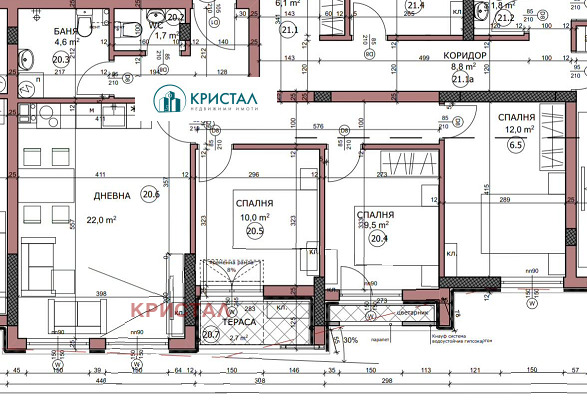 Продава 4-СТАЕН, гр. Пловдив, Христо Смирненски, снимка 5 - Апартаменти - 52620275