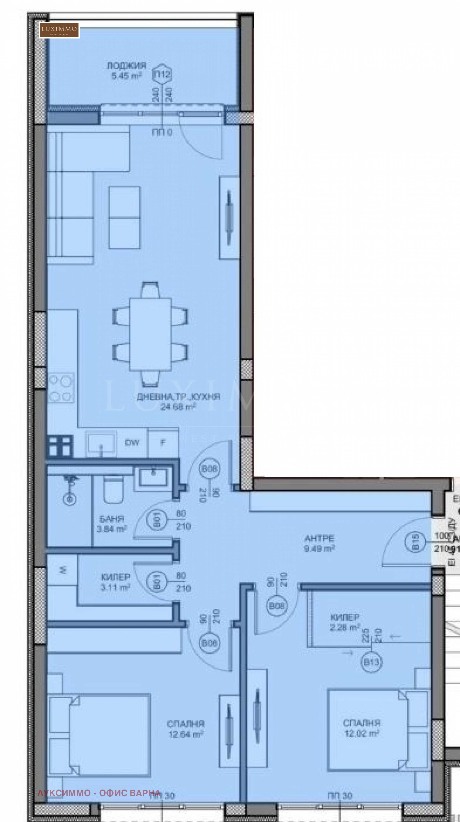 Продава 3-СТАЕН, гр. Варна, м-т Зеленика, снимка 2 - Апартаменти - 52374403