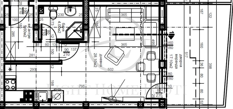 Till salu  Studio Plovdiv , Jujen , 69 kvm | 40423549 - bild [4]