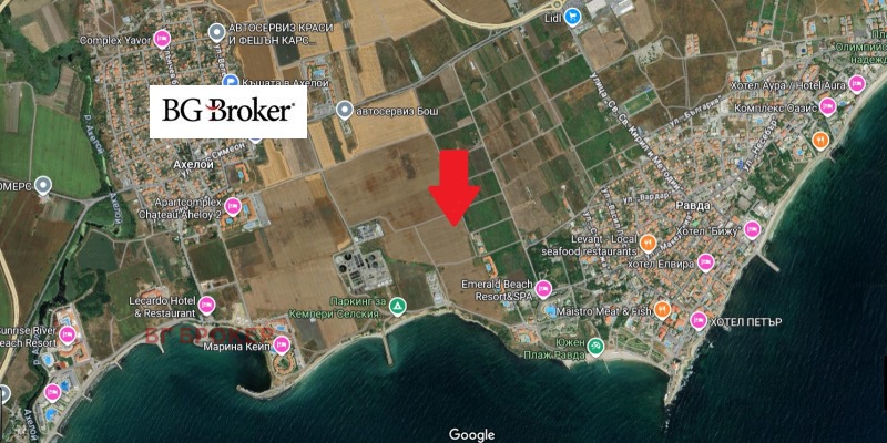 Til salg  Grund region Burgas , Aheloj , 7500 kvm | 69343056
