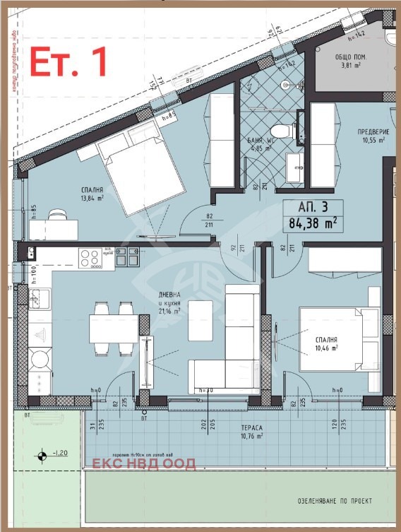 Продава 3-СТАЕН, гр. Пловдив, Христо Смирненски, снимка 1 - Aпартаменти - 47507740