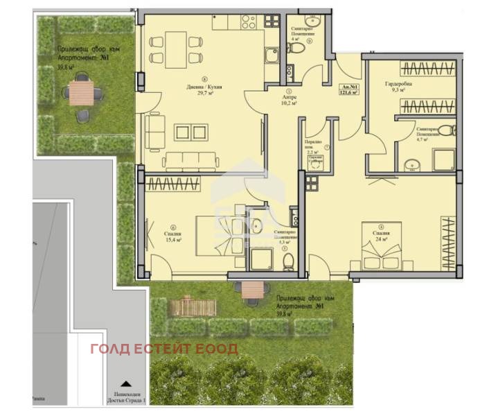 En venta  2 dormitorios Sofia , Boyana , 150 metros cuadrados | 12105739 - imagen [7]