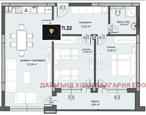 Продава 3-СТАЕН, гр. Пловдив, Център, снимка 2 - Aпартаменти - 48036800