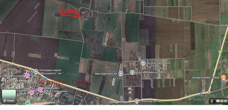 Продава ПАРЦЕЛ в област Бургас, гр. Поморие - 3080 кв.м / 46 200 € » 90 359.35 лв., РЕЗИДЕНС ГРУП