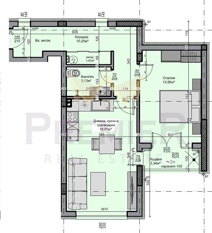 Продава 2-СТАЕН, гр. Варна, к.к. Чайка, снимка 3 - Апартаменти - 55951311